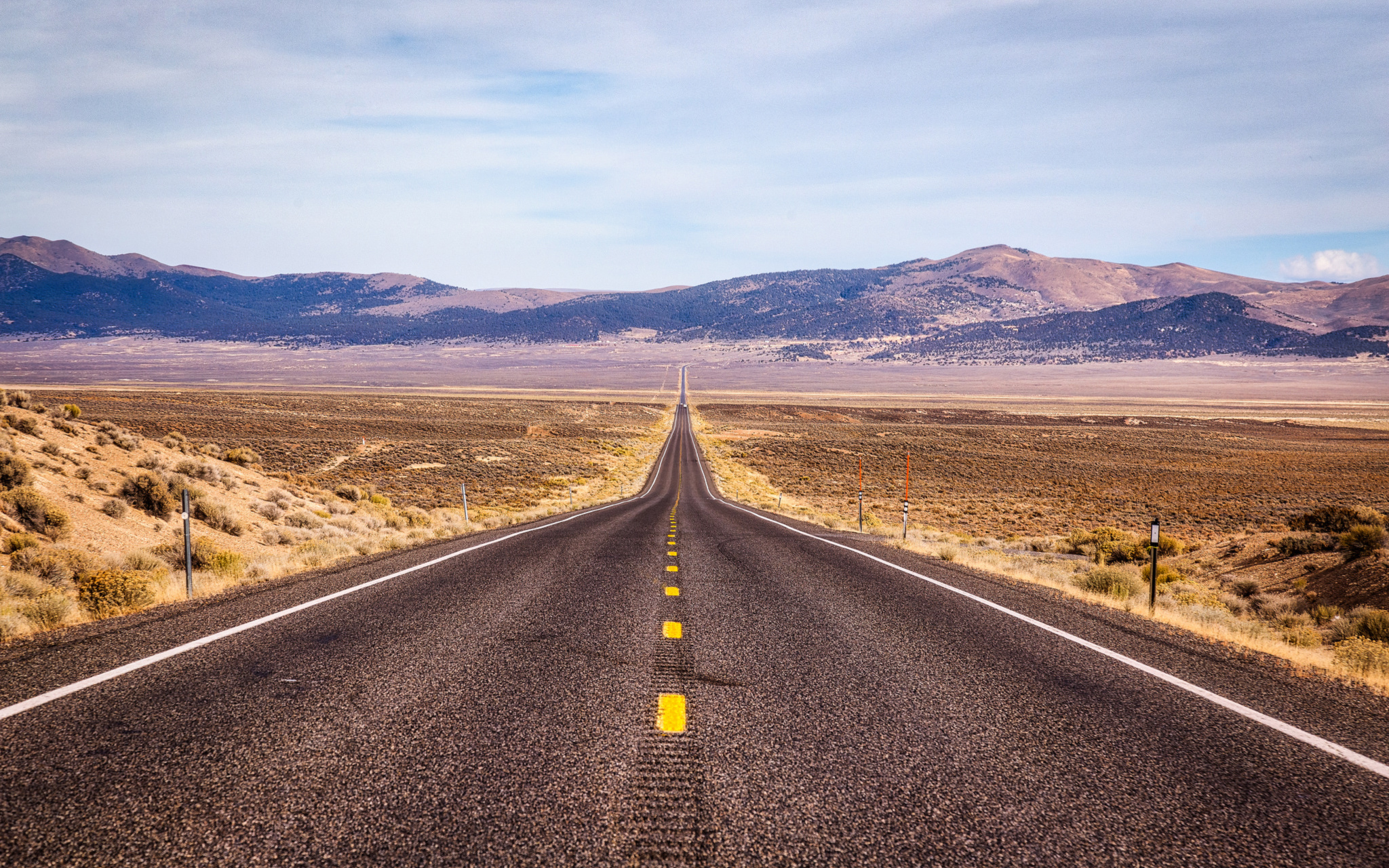 Image: "U.S. Route 50 Nevada The Loneliest Road" by Mobilus In Mobili is licensed under CC BY-SA 2.0