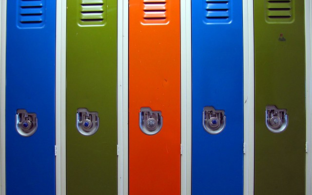 Image: A series of lockers colored blue, green, and red, Titled "Individuality" provided by Loozrboy is licensed under CC BY-SA 2.0